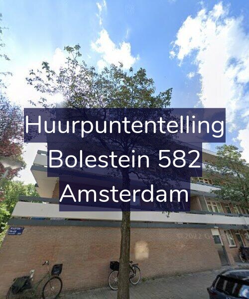 Foto gevel Huurpuntentelling voor Bolestein 582, Amsterdam