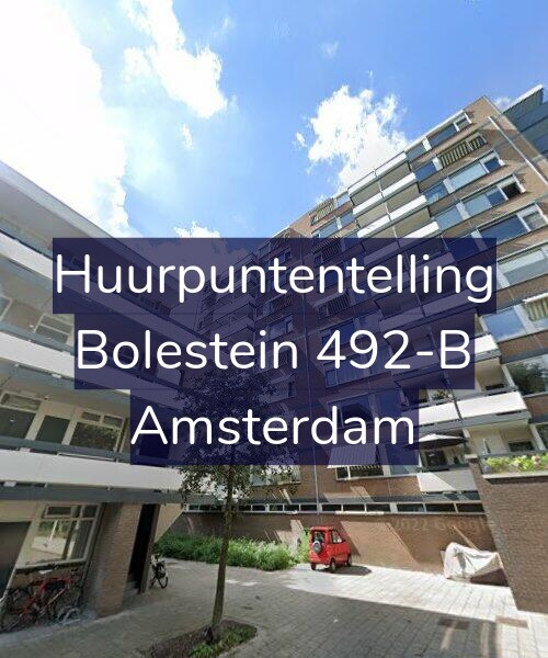 Foto gevel Huurpuntentelling voor Bolestein 492-B, Amsterdam