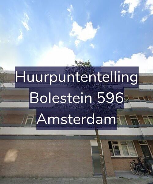 Foto gevel Huurpuntentelling voor Bolestein 596, Amsterdam