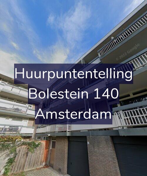 Foto gevel Huurpuntentelling voor Bolestein 140, Amsterdam
