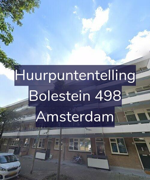 Foto gevel Huurpuntentelling voor Bolestein 498, Amsterdam
