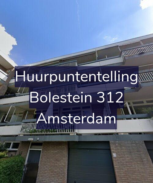 Foto gevel Huurpuntentelling voor Bolestein 312, Amsterdam
