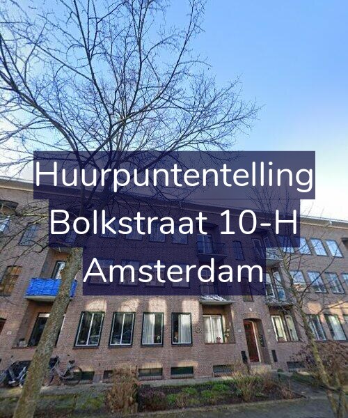 Foto gevel Huurpuntentelling voor Bolkstraat 10-H, Amsterdam