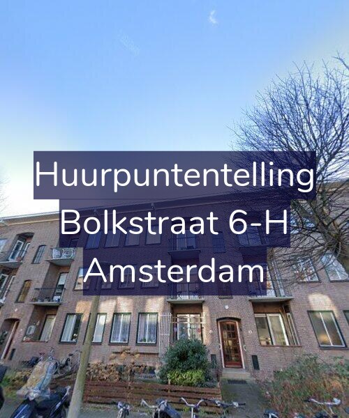 Foto gevel Huurpuntentelling voor Bolkstraat 6-H, Amsterdam