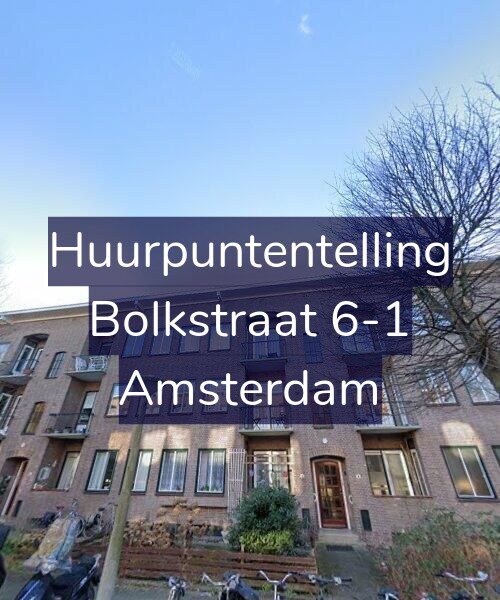 Foto gevel Huurpuntentelling voor Bolkstraat 6-1, Amsterdam