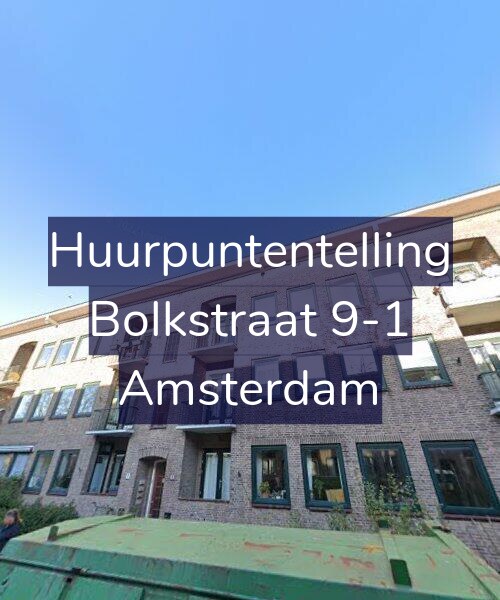 Foto gevel Huurpuntentelling voor Bolkstraat 9-1, Amsterdam