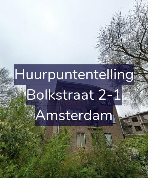 Foto gevel Huurpuntentelling voor Bolkstraat 2-1, Amsterdam