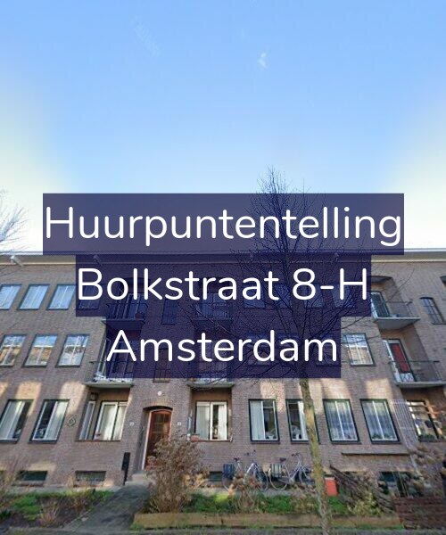 Foto gevel Huurpuntentelling voor Bolkstraat 8-H, Amsterdam