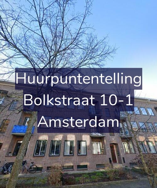 Foto gevel Huurpuntentelling voor Bolkstraat 10-1, Amsterdam