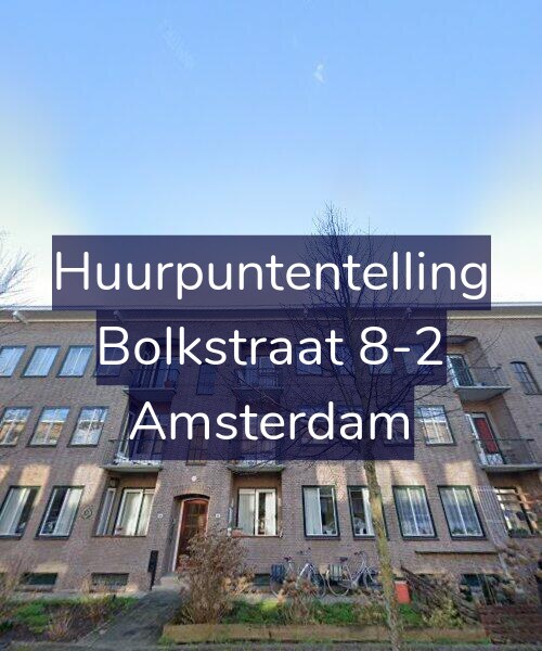 Foto gevel Huurpuntentelling voor Bolkstraat 8-2, Amsterdam