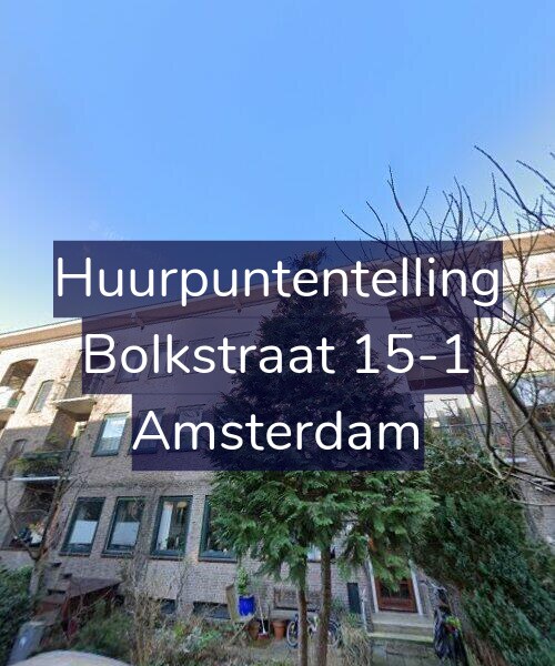 Foto gevel Huurpuntentelling voor Bolkstraat 15-1, Amsterdam