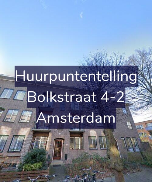 Foto gevel Huurpuntentelling voor Bolkstraat 4-2, Amsterdam