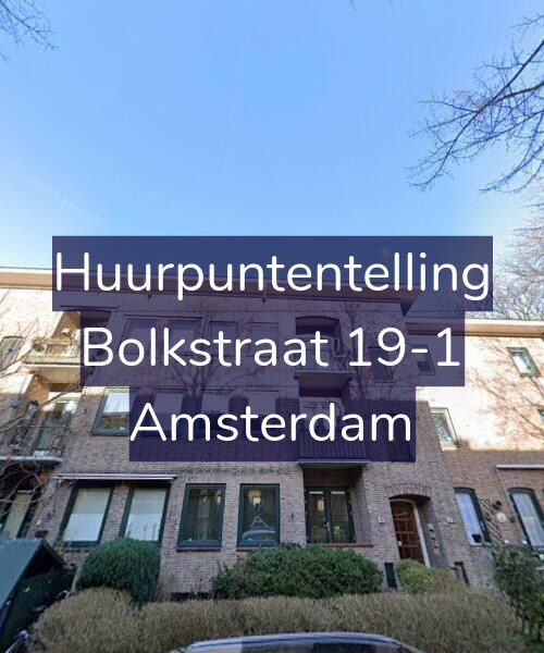 Foto gevel Huurpuntentelling voor Bolkstraat 19-1, Amsterdam