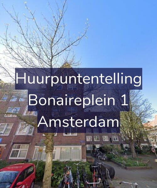 Foto gevel Huurpuntentelling voor Bonaireplein 1, Amsterdam