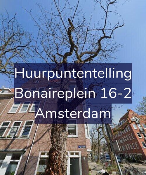 Foto gevel Huurpuntentelling voor Bonaireplein 16-2, Amsterdam