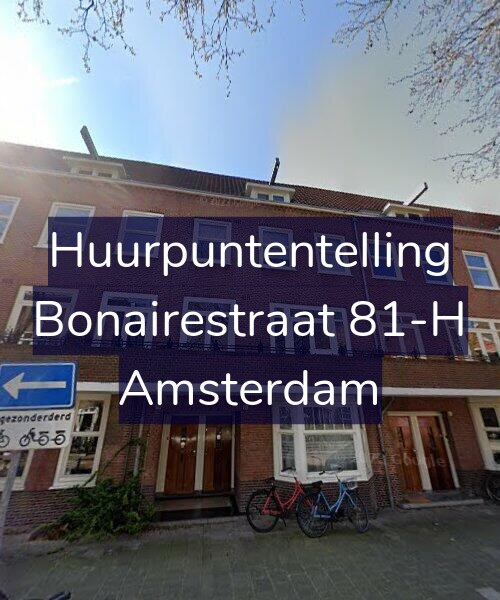 Foto gevel Huurpuntentelling voor Bonairestraat 81-H, Amsterdam