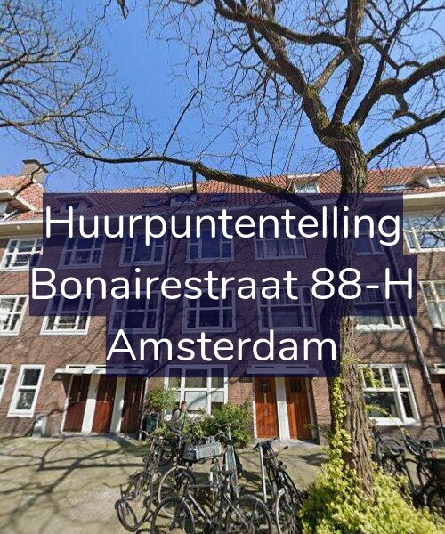 Foto gevel Huurpuntentelling voor Bonairestraat 88-H, Amsterdam
