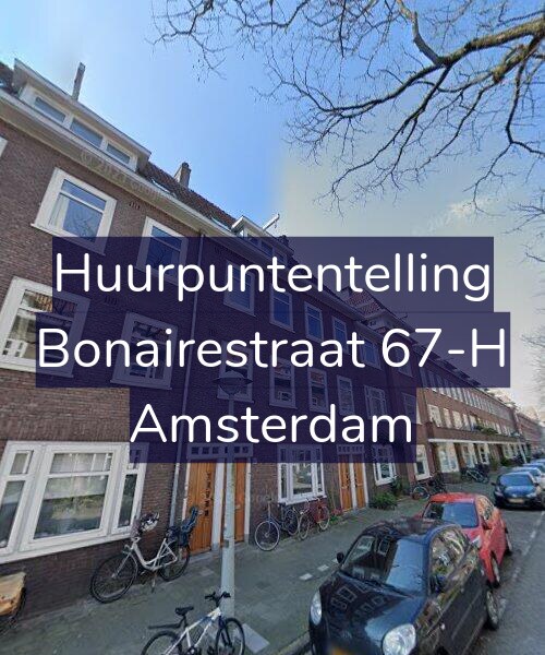 Foto gevel Huurpuntentelling voor Bonairestraat 67-H, Amsterdam