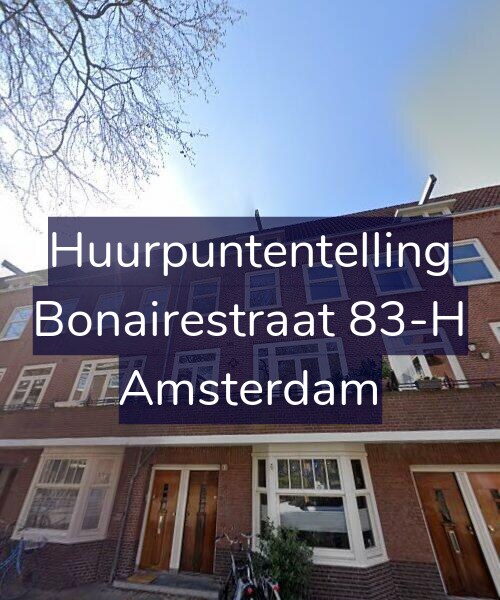 Foto gevel Huurpuntentelling voor Bonairestraat 83-H, Amsterdam