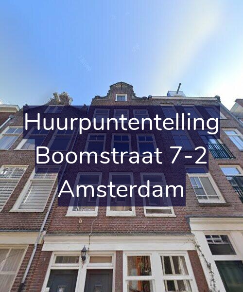 Foto gevel Huurpuntentelling voor Boomstraat 7-2, Amsterdam
