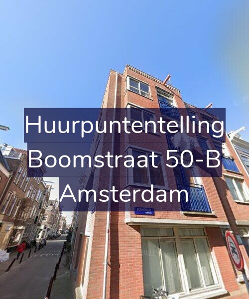 Foto gevel Huurpuntentelling voor Boomstraat 50-B, Amsterdam