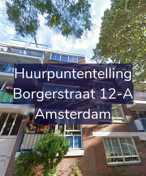 Foto gevel Huurpuntentelling voor Borgerstraat 12-A, Amsterdam