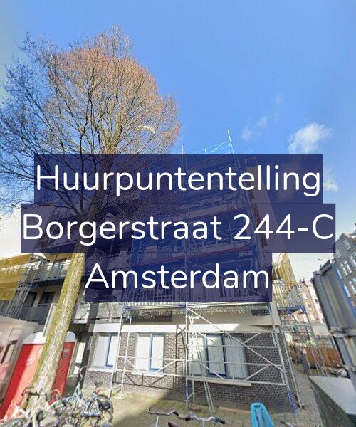 Foto gevel Huurpuntentelling voor Borgerstraat 244-C, Amsterdam