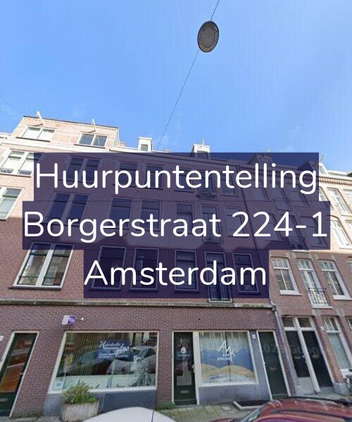 Foto gevel Huurpuntentelling voor Borgerstraat 224-1, Amsterdam
