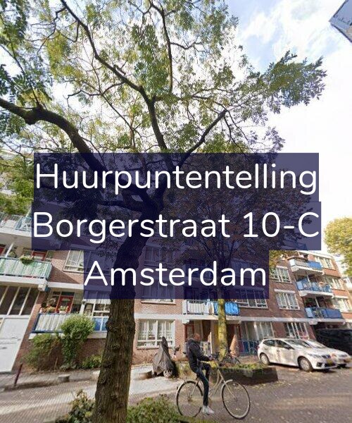Foto gevel Huurpuntentelling voor Borgerstraat 10-C, Amsterdam