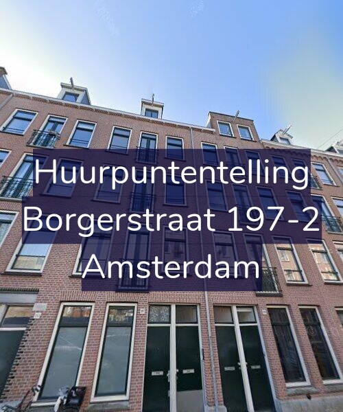 Foto gevel Huurpuntentelling voor Borgerstraat 197-2, Amsterdam