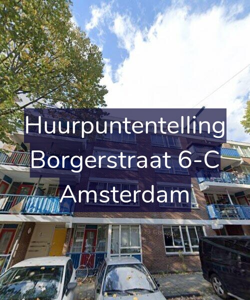 Foto gevel Huurpuntentelling voor Borgerstraat 6-C, Amsterdam