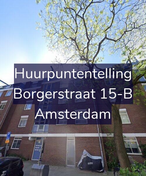 Foto gevel Huurpuntentelling voor Borgerstraat 15-B, Amsterdam