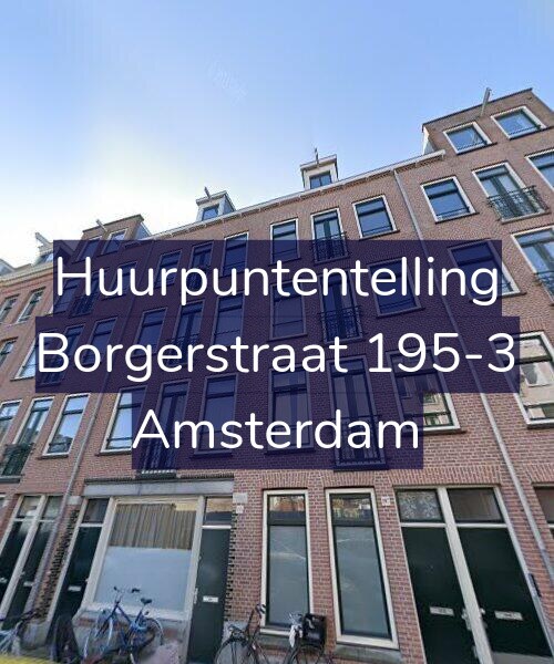Foto gevel Huurpuntentelling voor Borgerstraat 195-3, Amsterdam