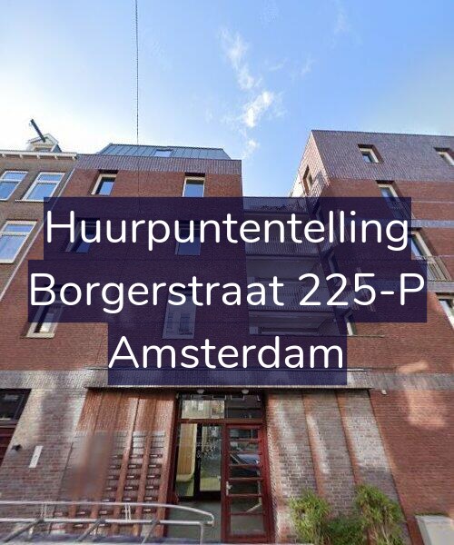 Foto gevel Huurpuntentelling voor Borgerstraat 225-P, Amsterdam