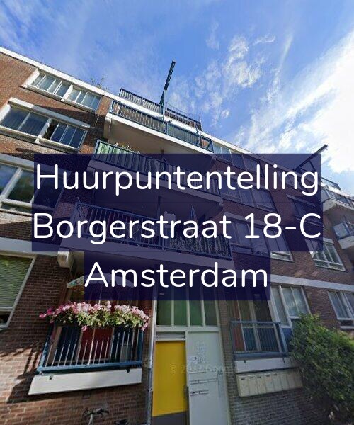 Foto gevel Huurpuntentelling voor Borgerstraat 18-C, Amsterdam