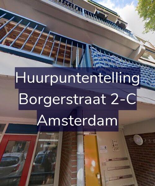 Foto gevel Huurpuntentelling voor Borgerstraat 2-C, Amsterdam