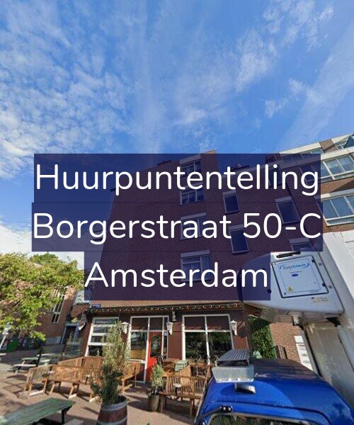 Foto gevel Huurpuntentelling voor Borgerstraat 50-C, Amsterdam