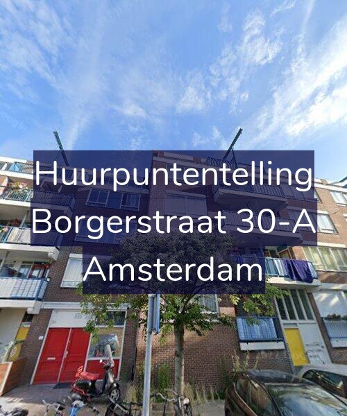 Foto gevel Huurpuntentelling voor Borgerstraat 30-A, Amsterdam
