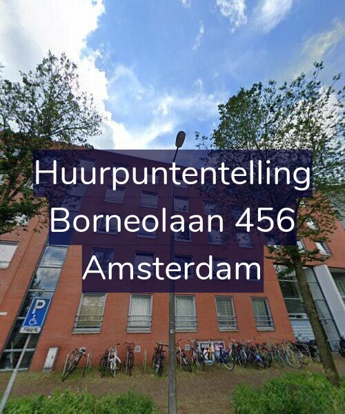 Foto gevel Huurpuntentelling voor Borneolaan 456, Amsterdam