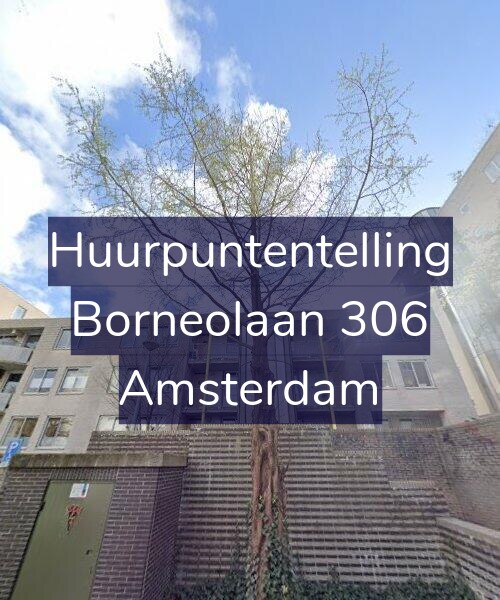 Foto gevel Huurpuntentelling voor Borneolaan 306, Amsterdam