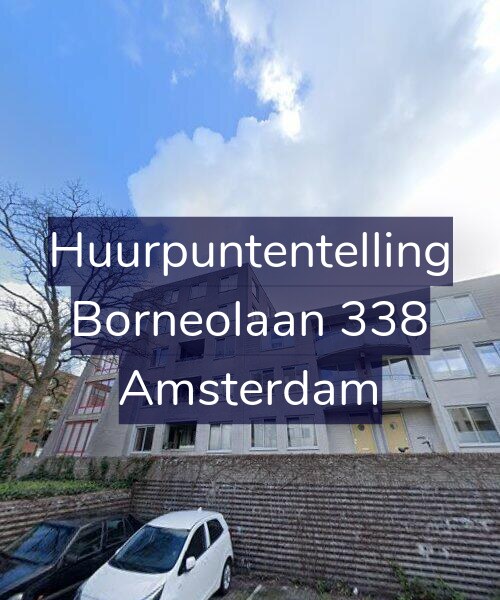 Foto gevel Huurpuntentelling voor Borneolaan 338, Amsterdam