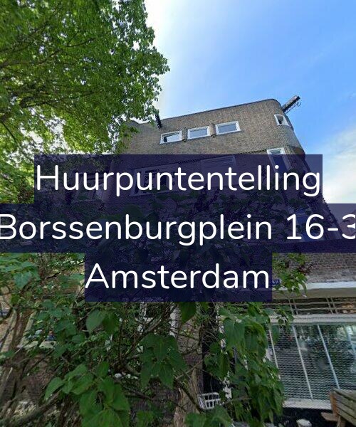 Foto gevel Huurpuntentelling voor Borssenburgplein 16-3, Amsterdam