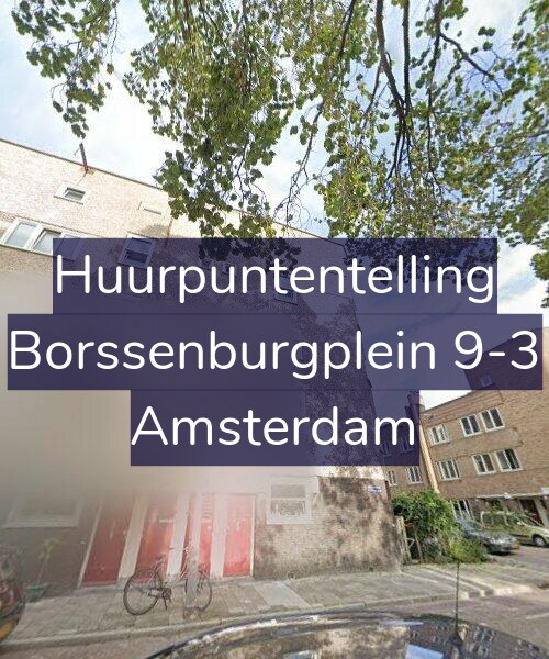 Foto gevel Huurpuntentelling voor Borssenburgplein 9-3, Amsterdam