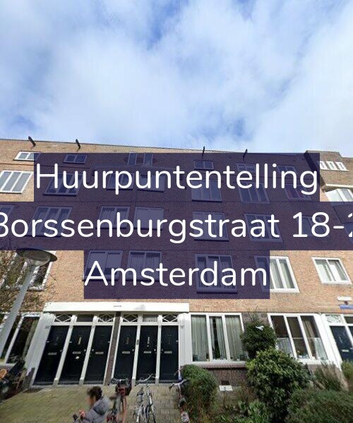 Foto gevel Huurpuntentelling voor Borssenburgstraat 18-2, Amsterdam