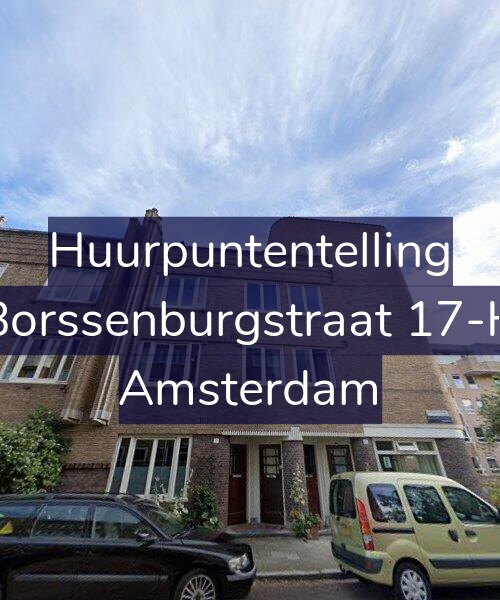 Foto gevel Huurpuntentelling voor Borssenburgstraat 17-H, Amsterdam