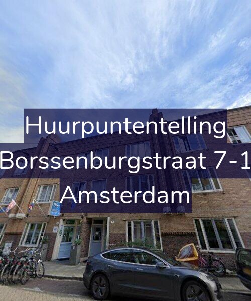 Foto gevel Huurpuntentelling voor Borssenburgstraat 7-1, Amsterdam