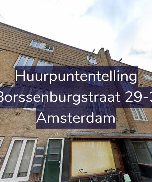 Foto gevel Huurpuntentelling voor Borssenburgstraat 29-3, Amsterdam