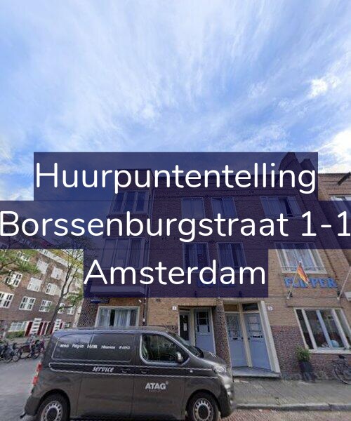 Foto gevel Huurpuntentelling voor Borssenburgstraat 1-1, Amsterdam