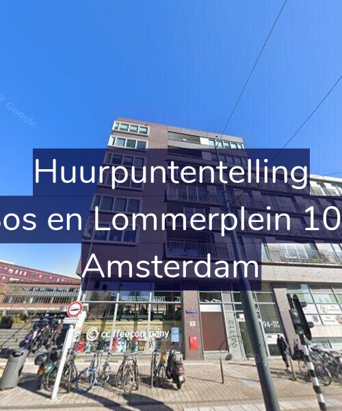 Foto gevel Huurpuntentelling voor Bos en Lommerplein 104, Amsterdam
