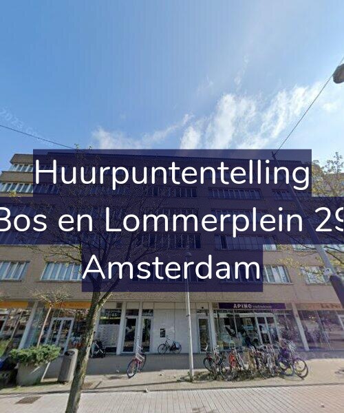 Foto gevel Huurpuntentelling voor Bos en Lommerplein 29, Amsterdam